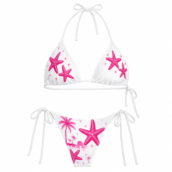 Aloha  Starfish Tie-Side Bikini